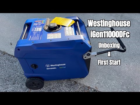 Westinghouse iGen11000DFc Inverter Generator Unboxing & First Startup
