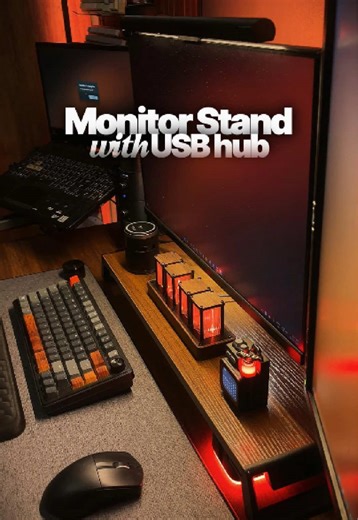 The Sanhouse Wooden Monitor Stand isn’t just stylish — it has built-in USB ports for easy device charging and connectivity. No more reaching behind your PC! Perfect for organizing your workspace while keeping everything within reach. Who else needs this? #monitorriser #monitorstand #desksetup #workspacesetup #deskorganization