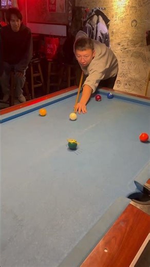 Bro whipped out the protractor tool to play pool and I still beat him #8ball