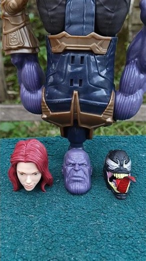 Thanos Chooses Head Yes No #spiderman #hulk