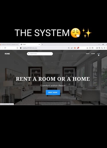 Room Rental and Management System in PHP and JavaScript