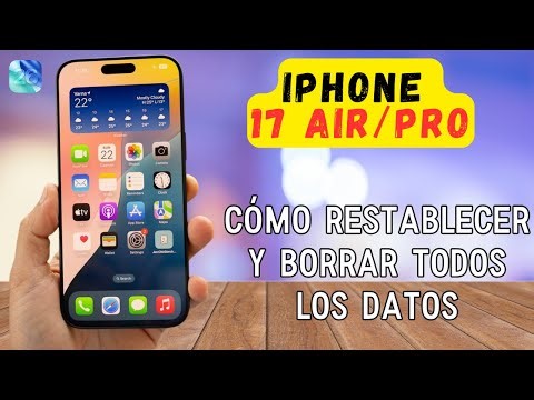 Cómo restablecer y borrar todos los datos del iPhone 17 Air, Pro (iOS 26)
