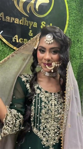 Muslim bride look#makeup