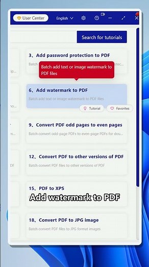 Batch add text watermarks to multiple PDF files