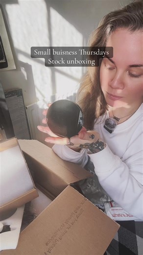 Sooo excited to share the new stock with you!! I’m aware it is no longer sunny … this was filmed on Tuesday…but… These obsidian scrying mirrors are EVERYTHING 🖤 #witchcraft #witchesoftiktok #witchtok #witch #witchythings