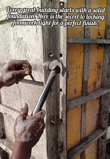 How to Secure Heavy Construction Formwork with Wedges