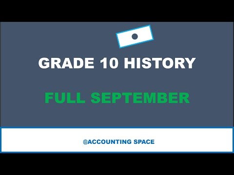 GRADE 10 HISTORY FULL SEPTEMBER TEST 2024