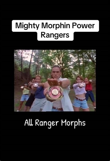 All Ranger Morphs in Mighty Morphin Power Rangers