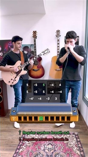 Harmonica - Isn't She Lovely Tutorial (with my twin)