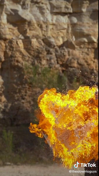 Mesmerizing Slow-Motion Fire Movements