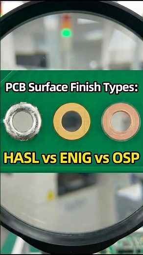 PCB Surface Finish Explained: HASL vs ENIG vs OSP