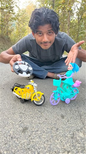 RC Cycle Ka Testing Bike Ke Saath #shortsfeed