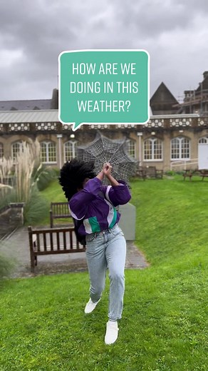 Swansea University Students Brave the Windy Weather!