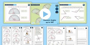 Year 5 Diving into Mastery: Step 4 Measure Angles up to 180° Teaching Pack