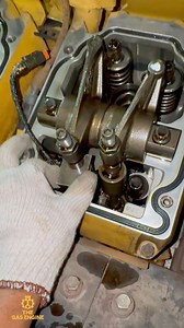 Precision in motion 🔧⚙️ — Checking the hydraulic push rod gap with an adjuster ensures every valve operates flawlessly. Small adjustments, big performance impact! 💪🔥 #fblifestyle #caterpillar #G3512H #thegasengine #work #dedication #adjuster | The Gas Engine
