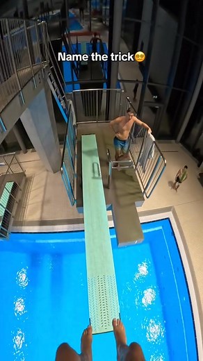 Name this trick👀 #POV #diving #flips #pool #guess | Sᴀʏᴜʀɪ