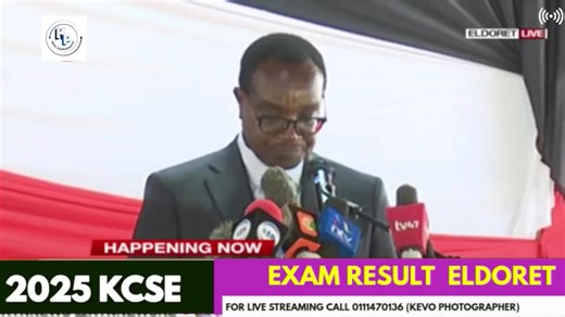 The 2025 KCSE Examination Results released | Amos Kipruto