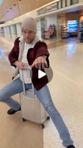 Derek Hough | Apparently this mini scooter thing holds clothes in it as well #travel | Instagram