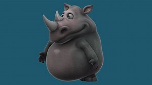 Fun 3d Cartoon Rhino Talking Alpha Stock Footage Video (100% Royalty-free) 1104445427 | Shutterstock