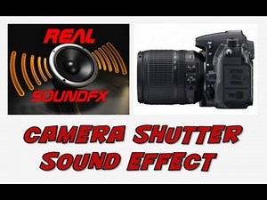 Camera shutter click sound effect - realsoundFX