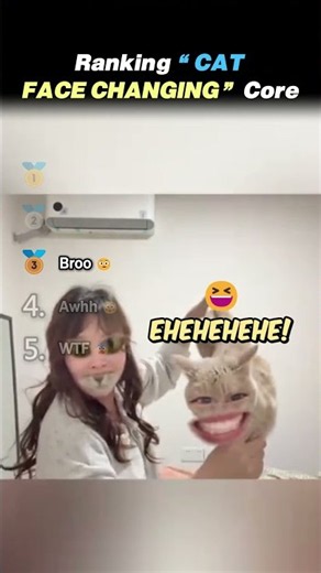 Ranking CAT FACE CHANGING Core Moments!! 😹👀