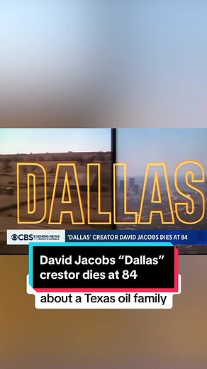 We're remembering David Jacobs, a producer who helped change the face of television. In 1978, Jacobs created