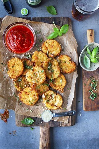 Fried Mozzarella Cheese Appetizer
