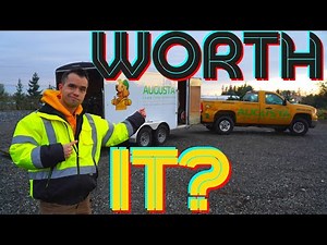 TOUR of Enclosed Trailer Setup At Augusta Lawn Care