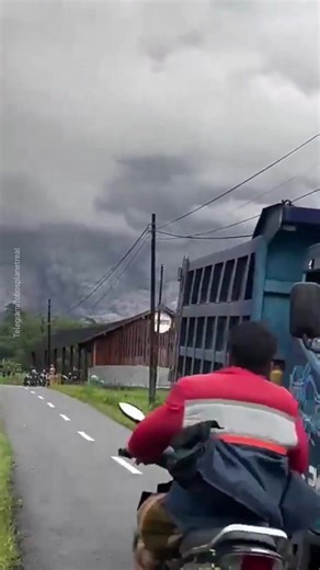 A massive ash cloud has covered the island of Java in Indonesia after the Semeru volcano erupted The ash column rose several thousand meters into the air. Residents have been evacuated to a safe area, and flights have been canceled. | Anonymous Rebellion 0.1 Reborn