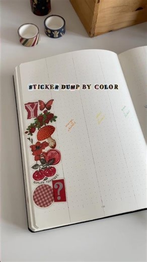 Sticker Dump by Color 🎨✨ #paperwrld #paperwrldshop #stickerdump #stickercollection #stickerlove