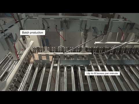 CM410 the high-performance automatic cardboard closing machine