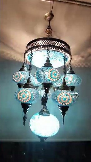 Making Turkish Lamp, Mosaic Lamp,Hanging Lamp.Turkish Handmade Lamp Souveniers by karlikturistik