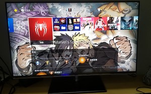 4khdr性价比diy显示器ps4独占蜘蛛侠测试高画质，手机拍摄