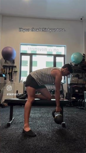 Kettlebell Bench Row