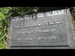 Singer Actor Ricky Nelson Grave Forest Lawn Hollywood Hills Los Angeles California USA Nov 3, 2022