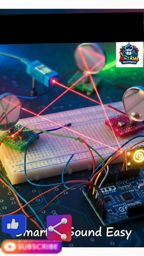 Smart DIY Laser Security System #arduino #diyprojects #arduinoproject