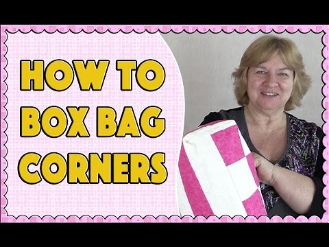 How to Box Bag Corners Tutorial