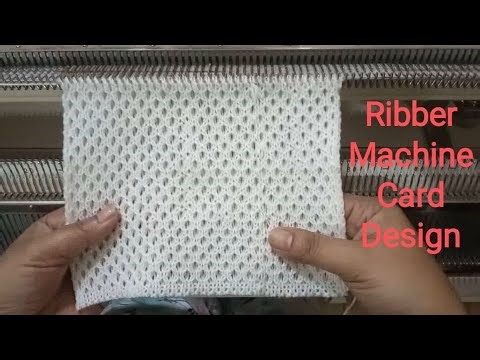 रिबर मशीन में पंच कार्ड कैसे चलाये इन हिंदी | How To Use Punch Card In Ribber Machine | Card #1