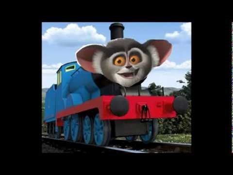 Thomas The Tank Engine Characters With Madagascar Character Faces (old)