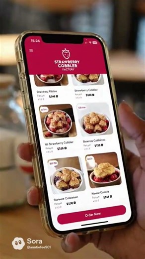 Strawberry Cobbler Factory: Download the Mobile App or Scan Code