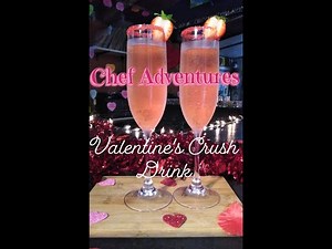 How to make a Delicious Strawberry Champagne cocktail.
