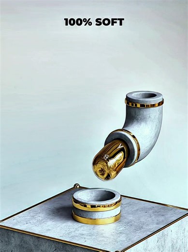 0% vs 100% Soft Body Simulation #3danimation #satisfying #satisfyingvideo #cinema4d #simulation