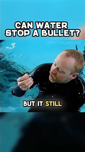 Can Water Stop a Bullet? The Underwater Bullet Test