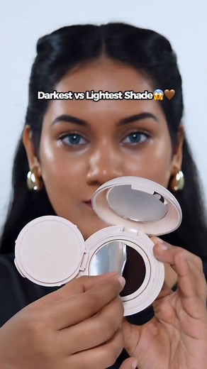 11M views · 4.8K reactions | This is how inclusive every foundation range should be癩懶 Lightest and darkest shade of @sheglam_official Lock & Go Cushion Foundation✨ (ps: Not comparing, just showing the full shade range we all deserve 﫶) #cushionfoundation #foundationshade #viralvideos #trending #exploremore #sheglam #foundationshades | Farhin Shaikh | Facebook
