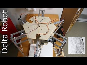 Delta Robot Draws A Geometric Thing