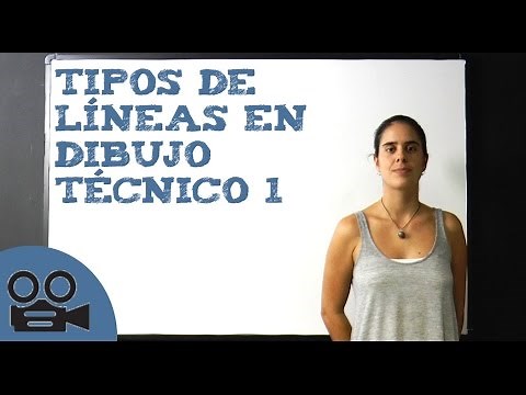 Types of lines in technical drawing 1