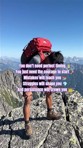 No time is just perfect to start...make your own script and move ahead #onestepatatime #motivation ✨