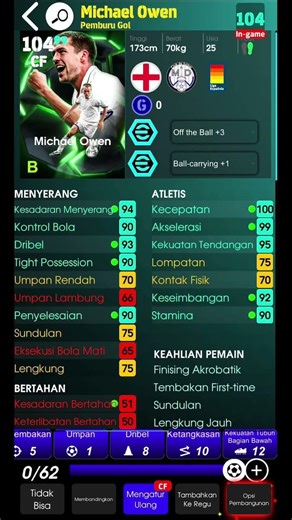 Racikan Michael Owen #racikan #owen #epic #madrid #efootball #efootballmobile #pesmobile #fyp