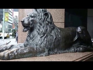 銀座三越ライオン像 Ginza Mitsukoshi Lion.