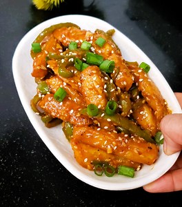 696K views · 5.8K reactions | Chilli Potato | Aparna's Recipes | Facebook